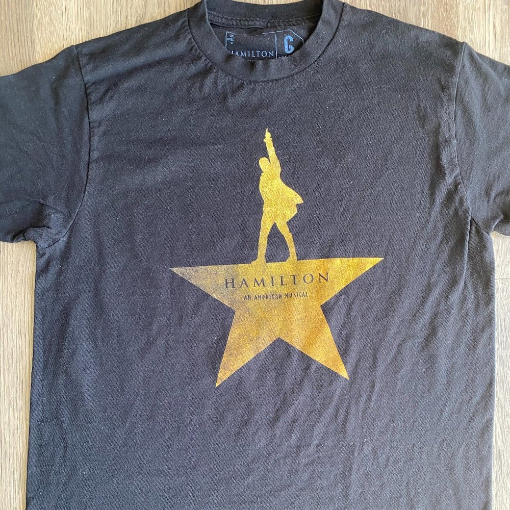 EUC Hamilton Broadway Musical Tee Sz.M